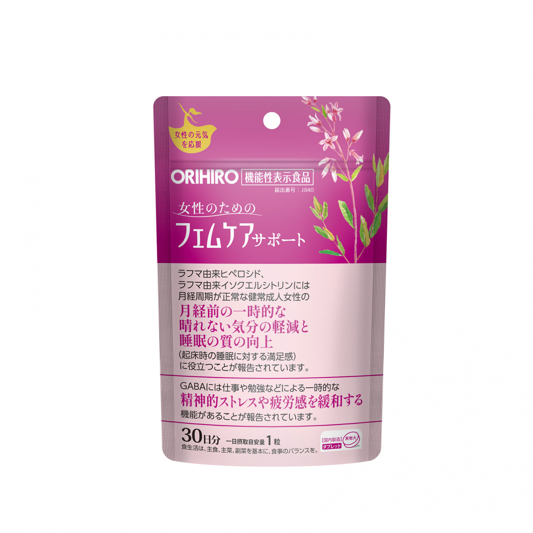 ORIHIRO Femme Care Support – Эмоциональный баланс и комфорт перед менструацией