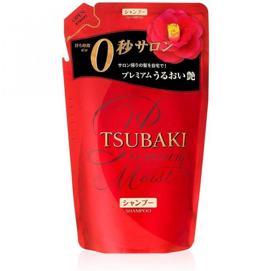 Shiseido Tsubaki Moist Shampoo, наполнитель 330 мл