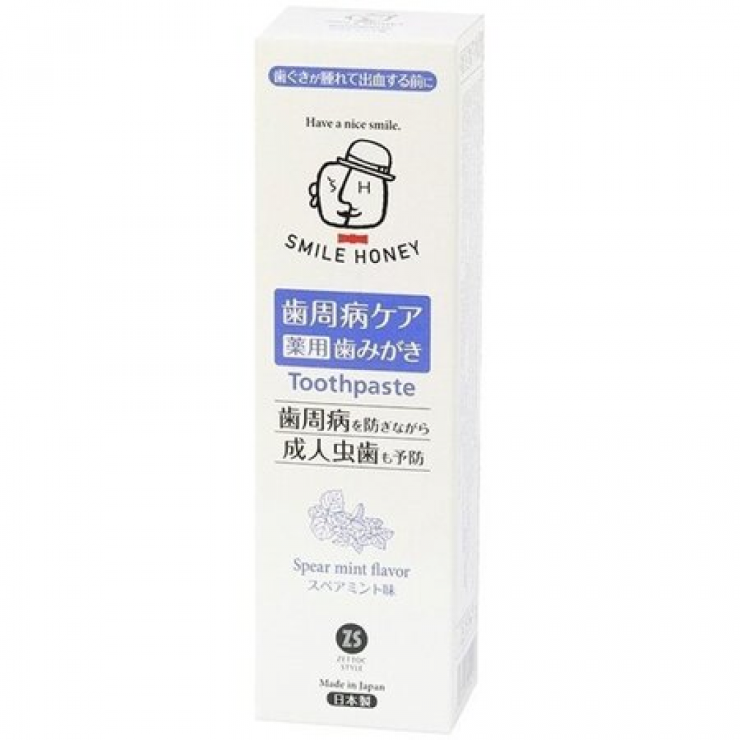 Японская зубная паста Zettoc SMILE HONEY AS, 120 г