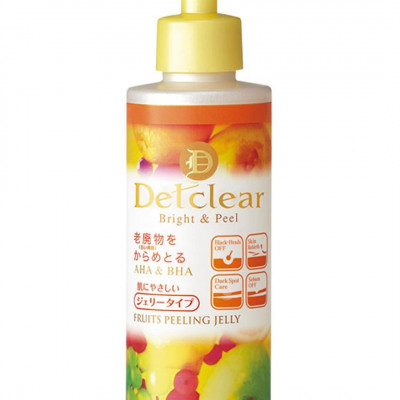 Японская пилинг-скатка с AHA&BHA - кислотами Meishoku Detclear Bright&Peel AHA&BHA Fuits Peeling Jelly