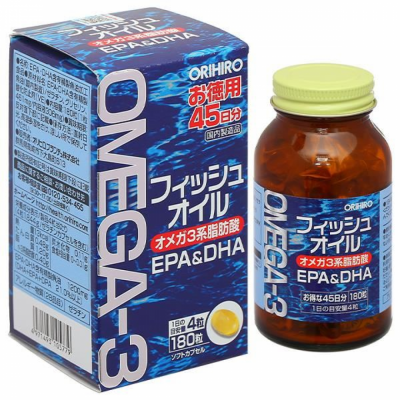 ORIHIRO- Fish Oil 180 capsule